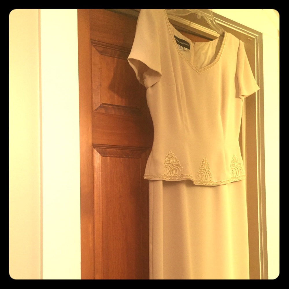 Donna Morgan Beaded Evening Gown